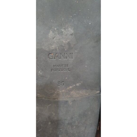 Ganni leather crossover sandals size 5 EUR 36 - Picture 11 of 11